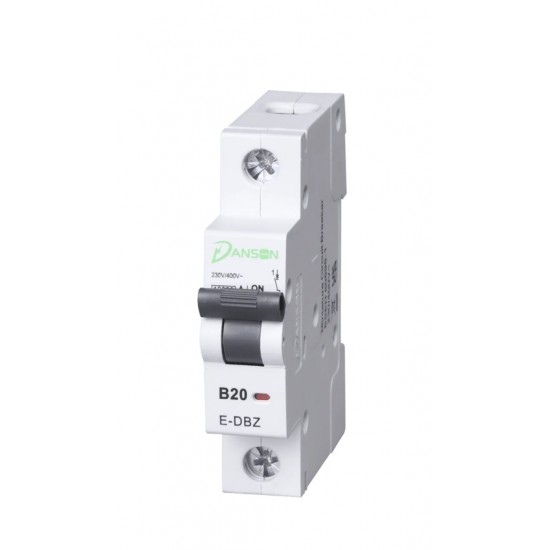Danson 20A MCB SP B-Curve 10kA