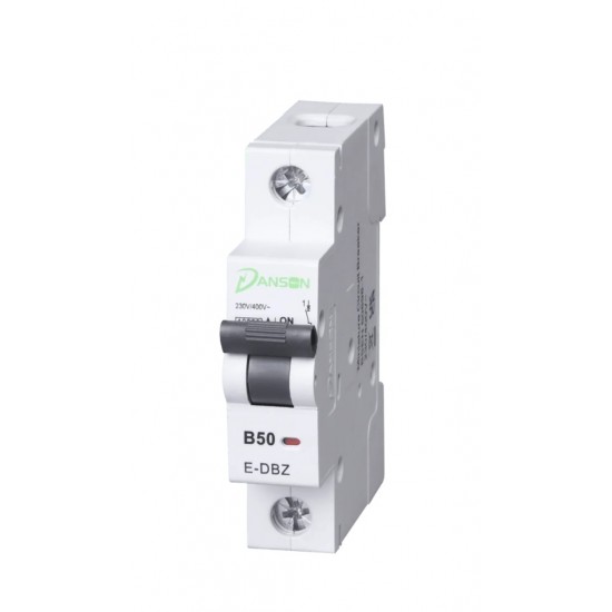 Danson 50A MCB SP B-Curve 10kA