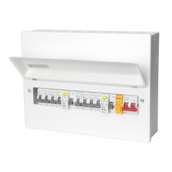 Danson 9-Way SPD Hi-Integrity Consumer Unit with 8 MCBs