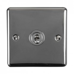 Enhance 1-Gang 2-Way Toggle Light Switch Black Nickel