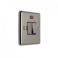 Enhance 13A DP Switched Fused Spur with Neon Black Nickel