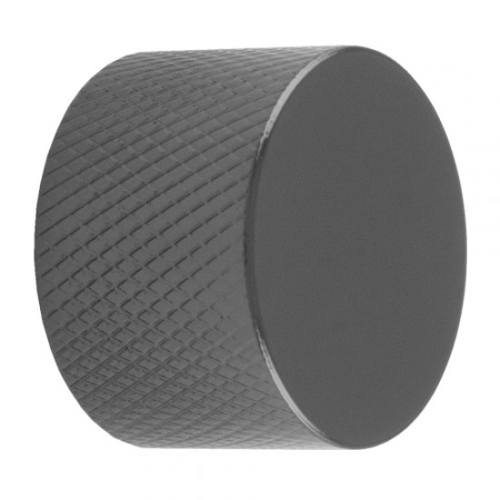 Enhance Knurled Dimmer Knob Black Nickel