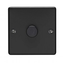 Enhance 1-Gang 2-Way 100W LED Dimmer Matt Black