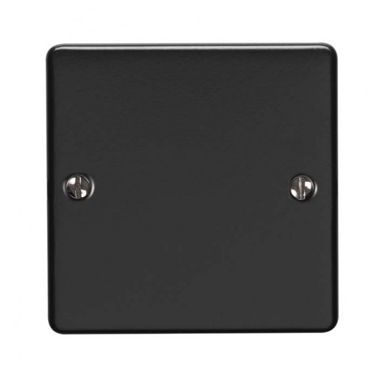 Enhance 1-Gang Blanking Plate Matt Black