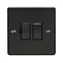 Enhance 13A DP Switched Fused Spur Matt Black