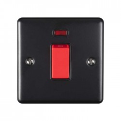 Enhance 45A DP Switch Matt Black with Neon