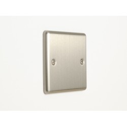 Enhance 1-Gang Blanking Plate Satin Chrome
