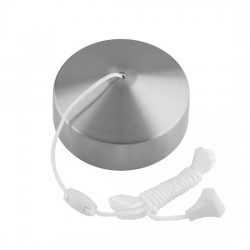 Eurolite 2-Way Pull Cord Switch Stainless Steel