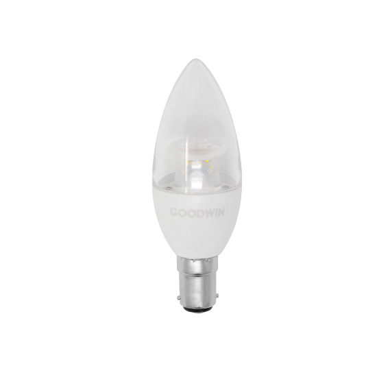 5W LED SBC Dimmable Candle Light Bulb 4000K