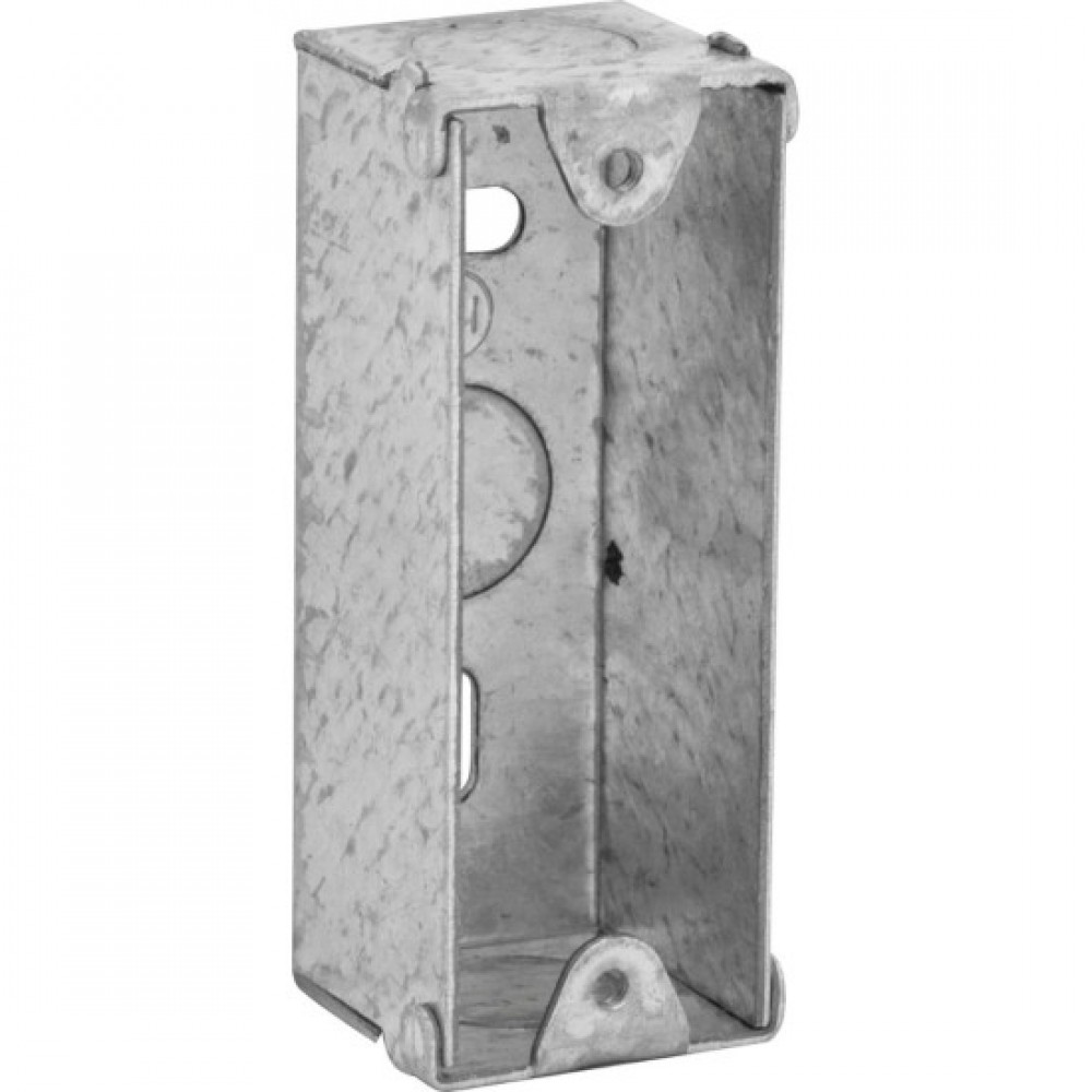 Goodwin 1-Gang 25mm Architrave Galvanised Steel Knockout Box - MB/125A