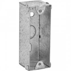 Goodwin 1-Gang 25mm Architrave Galvanised Steel Knockout Box