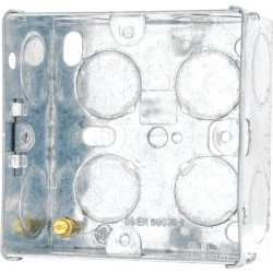 Goodwin 1-Gang 35mm Galvanised Steel Knockout Box