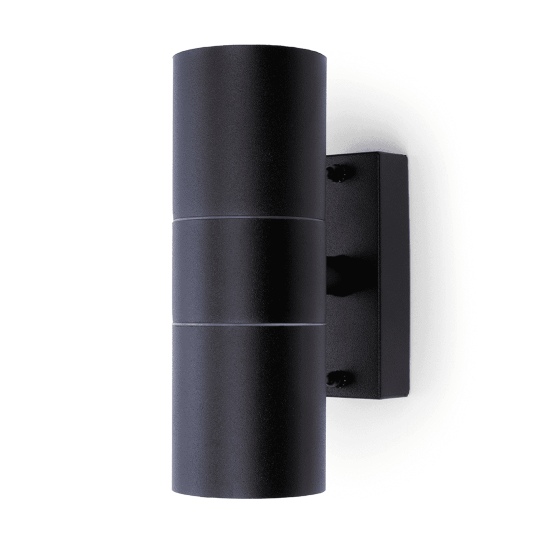 Coral Up and Down Wall Light Black