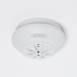 HiSPEC FASTFIX Mains Heat and CO Alarm with 10YR Lithium Battery Backup 