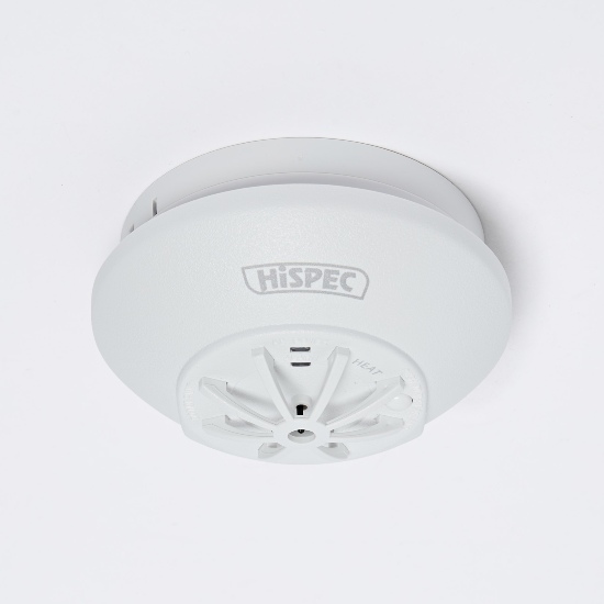 HiSPEC FASTFIX Mains Heat and CO Alarm with 10YR Lithium Battery Backup 