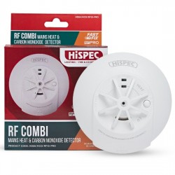 RFPRO FASTFIX Mains Smoke and Heat Alarm with 10YR Lithium Battery Backup 