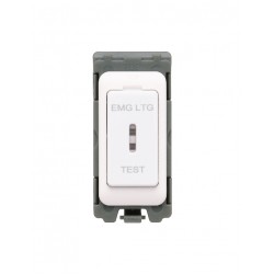 Niglon 20A 2-Way Grid Key Switch marked EMG LGT TEST