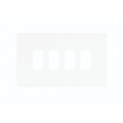 Niglon Median 4-Gang Grid Front Plate