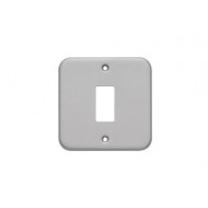 Niglon Metal Clad 1-Gang Grid Front Plate