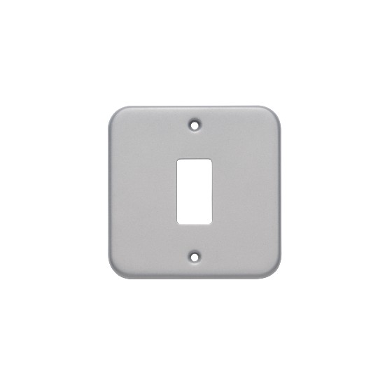 Niglon Metal Clad 1-Gang Grid Front Plate