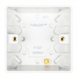 Niglon Median 1-Gang 32mm Surface Pattress Box