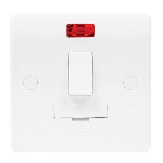 Niglon Median 13A DP Switched Fused Spur with Neon