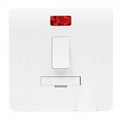 Niglon Median 13A DP Switched Fused Spur with Neon and Flex Outlet