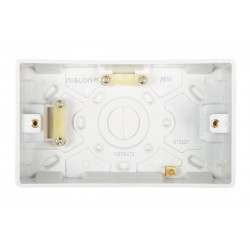 Niglon Median 2-Gang 47mm Surface Pattress Box