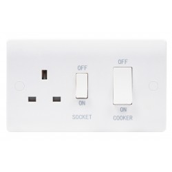 Niglon Median 45A DP Switch with 13A Socket