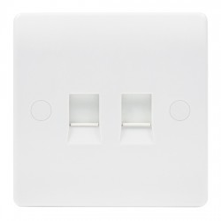 Niglon Median 2-Gang CAT5e Data Outlet