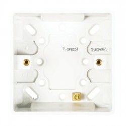 Niglon Profile 1-Gang 35mm Surface Pattress Box