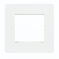Niglon Profile 1-Gang 2-Module Euro Media Plate
