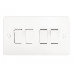 Niglon Profile 4-Gang 2-Way Light Switch