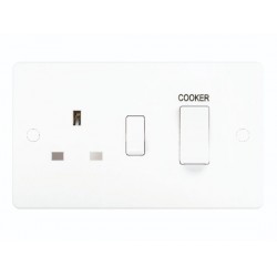 Niglon Profile 45A DP Switch with 13A Socket