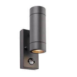 Palin Up and Down PIR Wall Light Anthracite