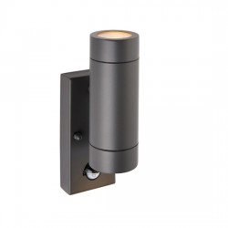 Palin Up and Down PIR Wall Light Anthracite
