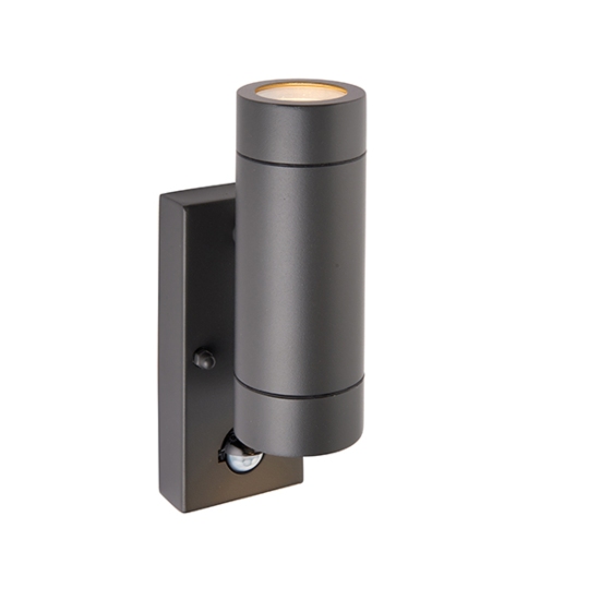 Palin Up and Down PIR Wall Light Anthracite