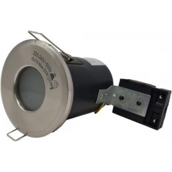 GU10 Downlight Fire-Rated IP65 Brushed Chrome