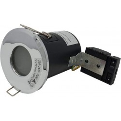 GU10 Downlight Fire-Rated IP65 Polished Chrome